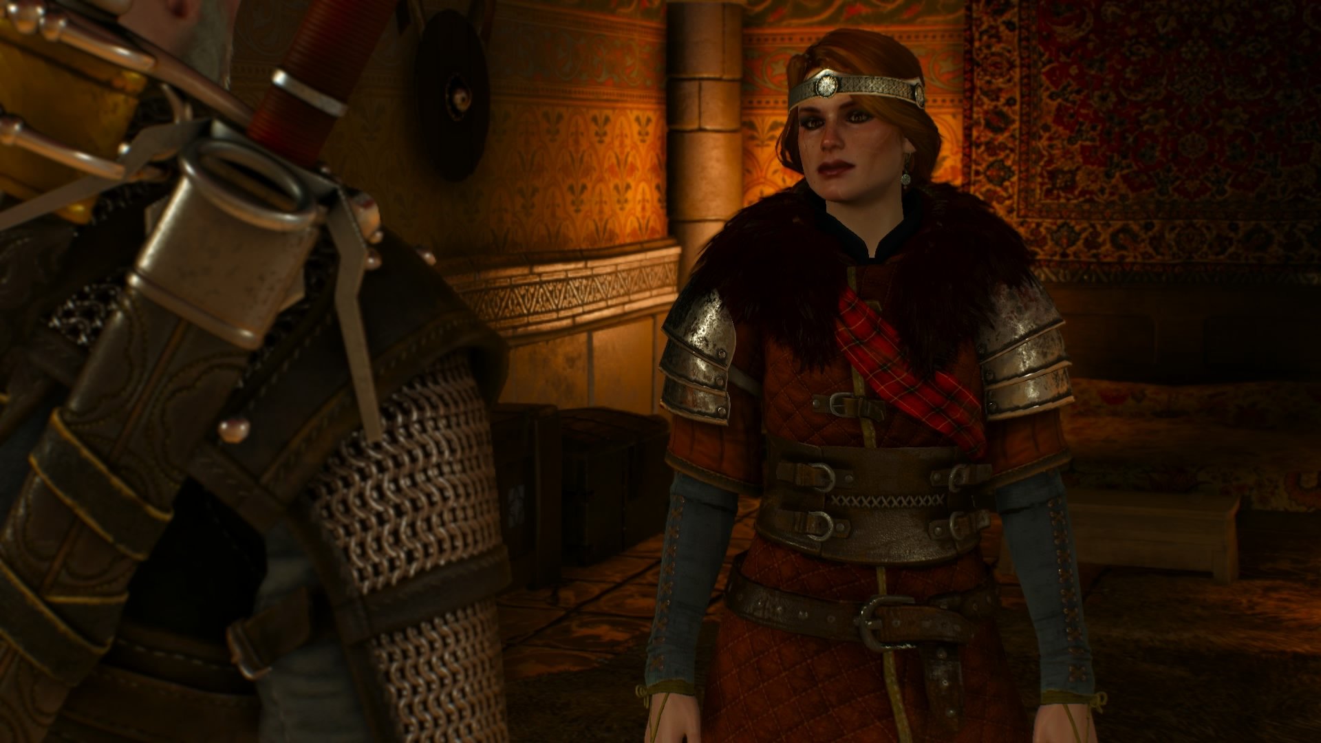 Cerys is a good example of the Skellige look, and has one of the stronger costumes in the game.