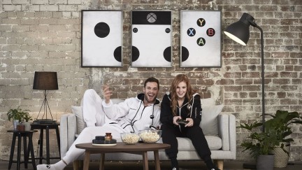 how about that postmodern xbox art on the wall