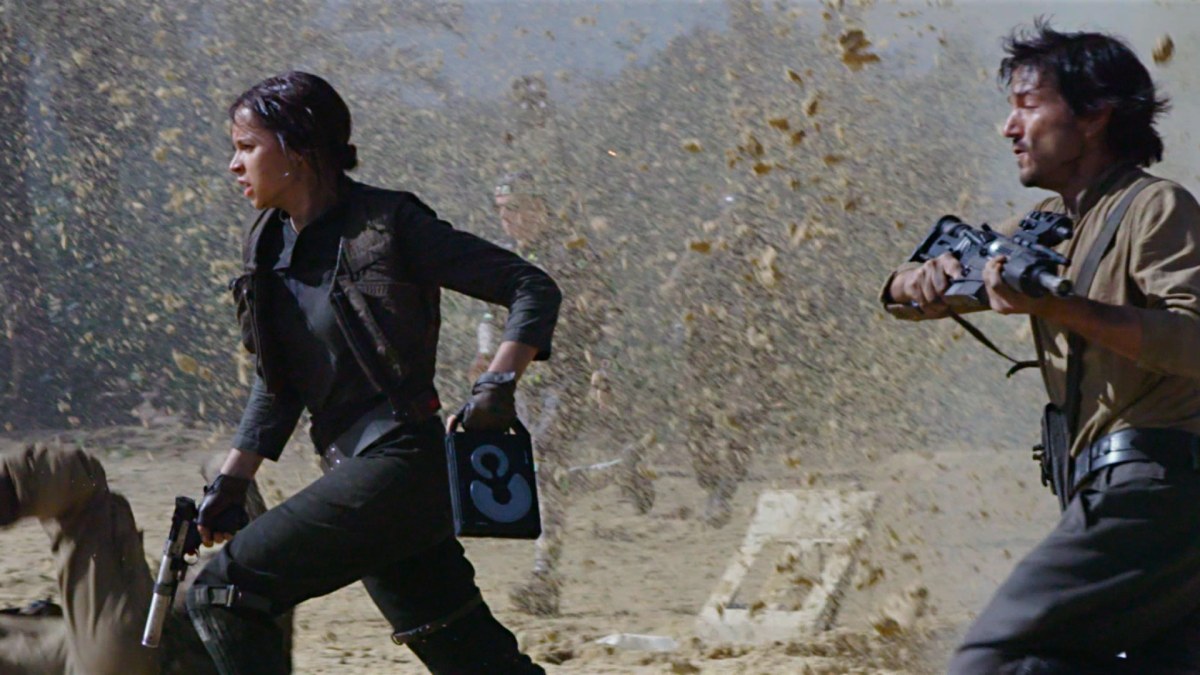 Star Wars Rogue One Cassian running