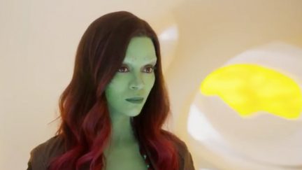 Gamora in Guardians of the Galaxy.