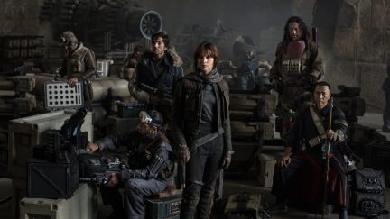 the cast of Rogue One a Star Wars Story