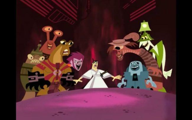 samurai jack title intro