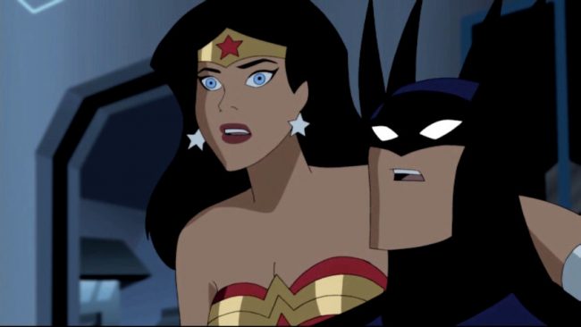 wonder woman batman shocked