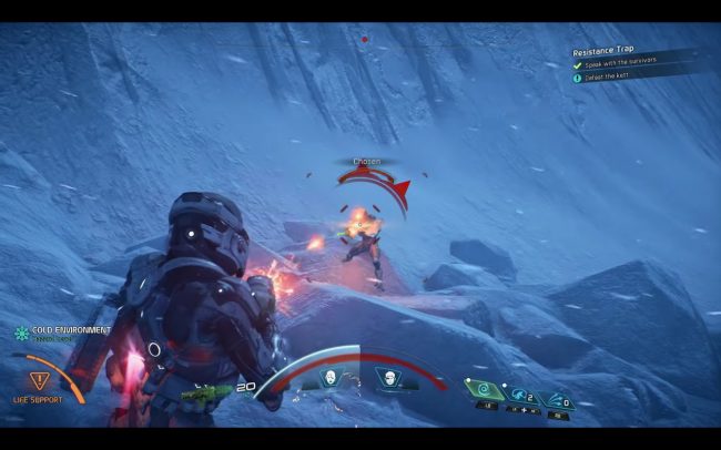 mass effect andromeda combat