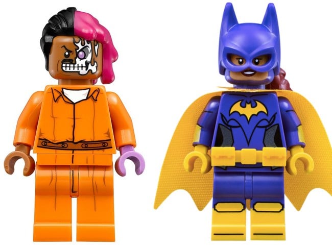 two-face and batgirl