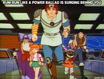 That power ballad ... whew!