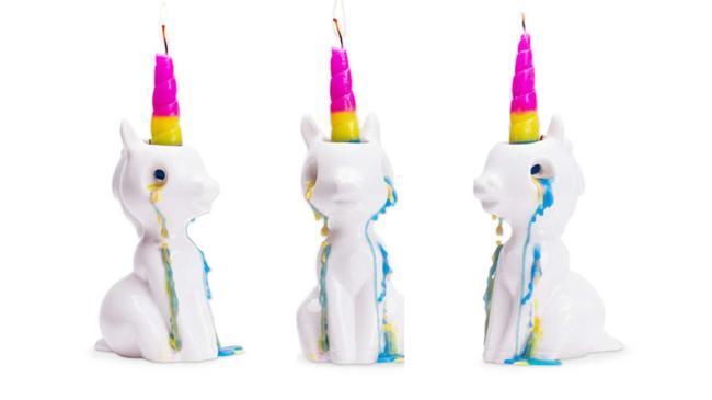 unicorn candle holder