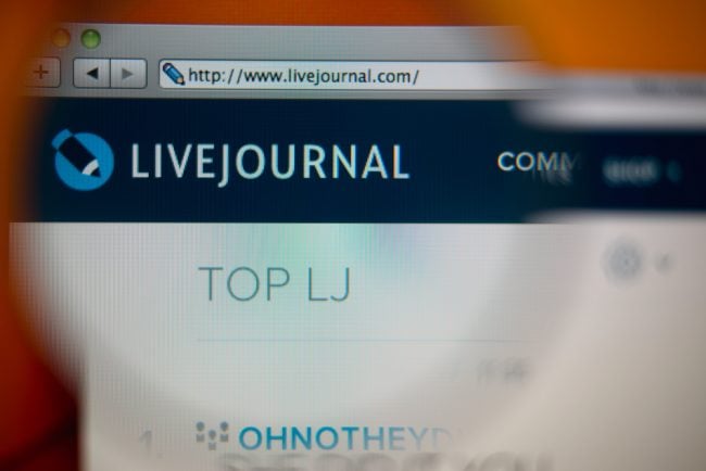 LiveJournal-Shutterstock
