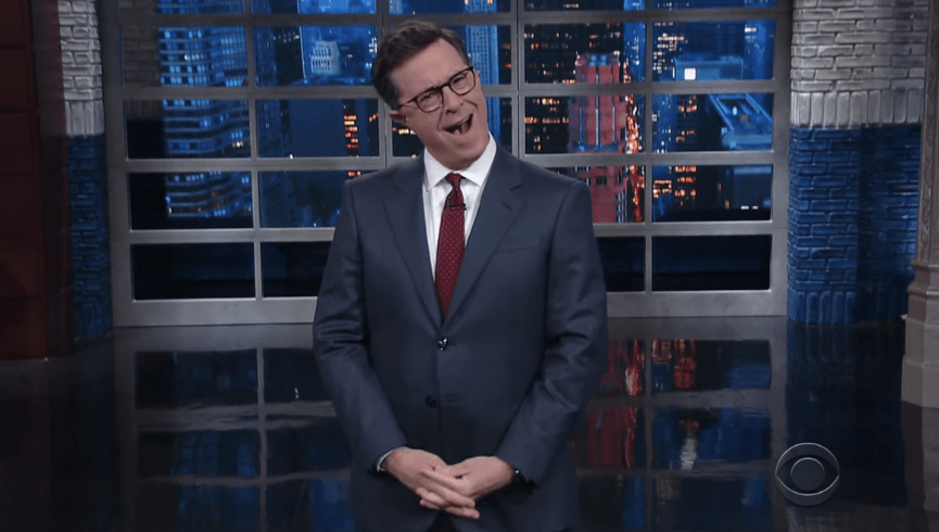 Colbert on trump