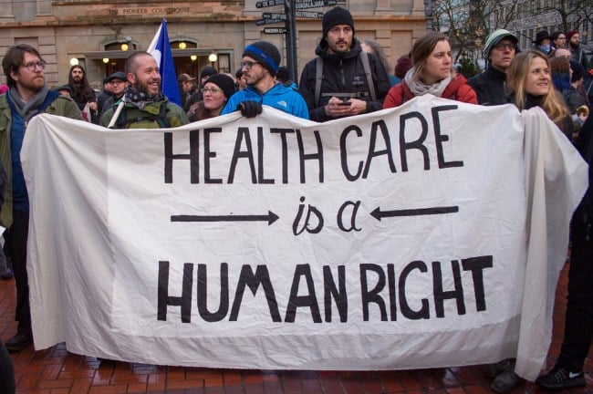 Healthcare-Protest-Portland_Shutterstock