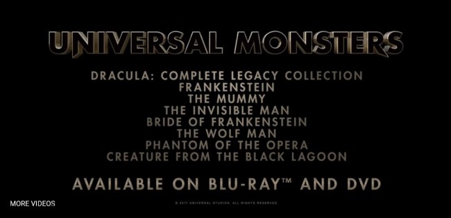 Universal monsters