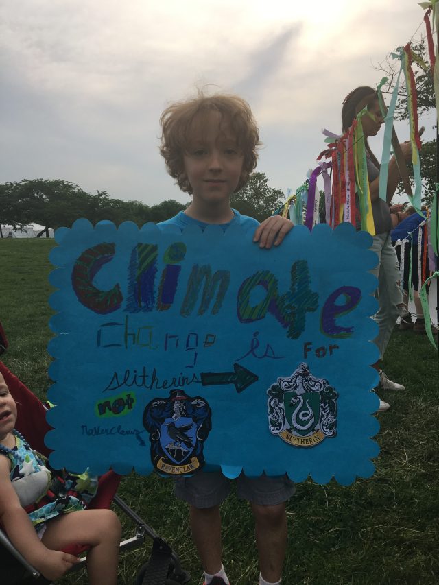 climate protest harry potter