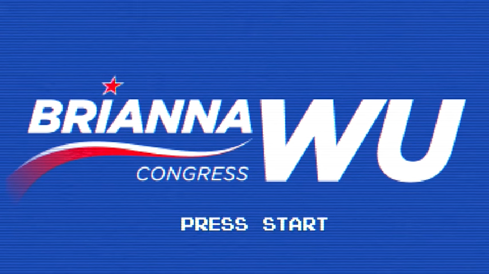 Screengrab of Brianna Wu's congressional campaign video, "Final Fight: Congress"