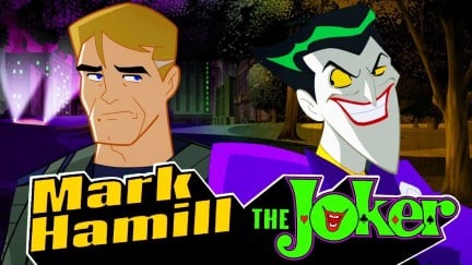 YouTube thumbnail for episode 14 of Justice League Action, featuring Mark Hamill as himself and the Joker