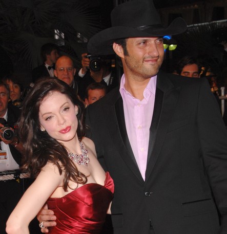Rose McGowan & Robert Rodriguez at screening for "Death Proof" at the 60th Annual International Film Festival de Cannes. May 22, 2007 Cannes, France. 2007 Paul Smith / Featureflash