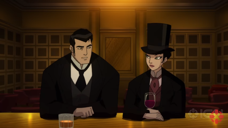 Screengrab of Selina Kyle/Catwoman from Gotham by Gaslight