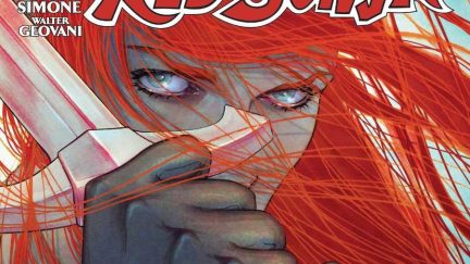 Jenny Frison's cover for Red Sonja #12, from Dynamite