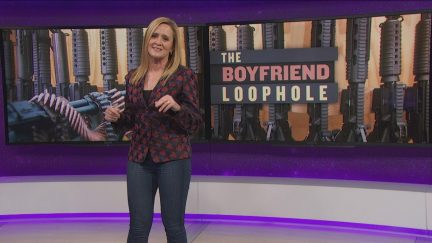 YouTube thumbnail for Samantha Bee's Full Frontal segment on the boyfriend loophole