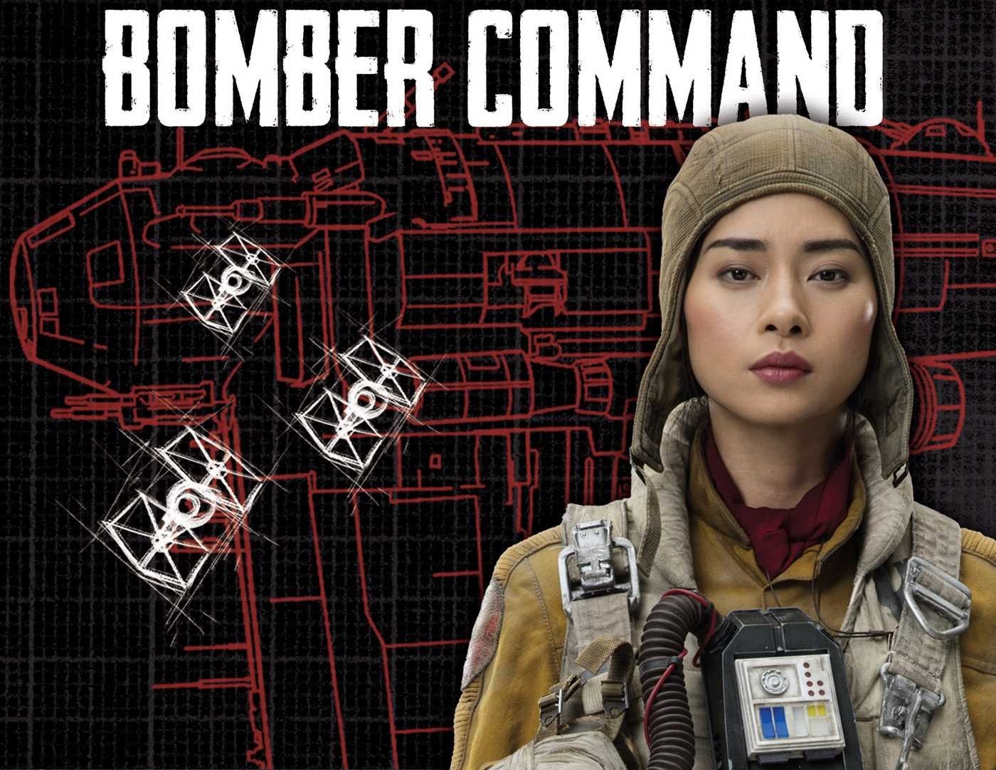 Cover for Star Wars VIII The Last Jedi: Bomber Command, by Jason Fry, featuring Paige Tico on the cover