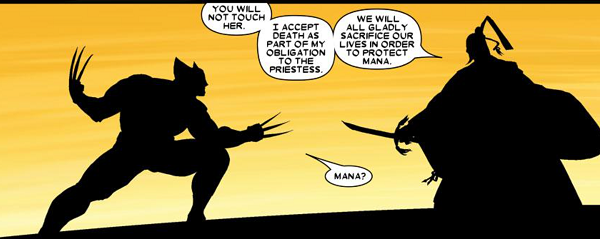 Panel from Marvel Comics' Wolverine: Soultaker