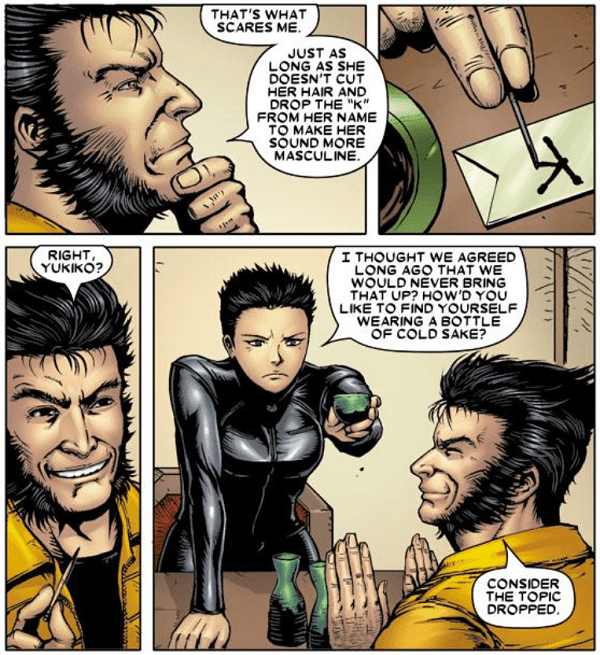 Panel from Wolverine: Soultaker
