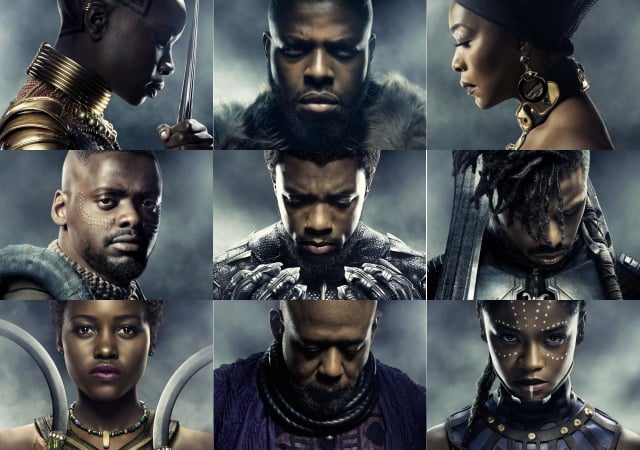 Black Panther Character Collage