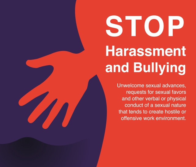 Stop Harassment Poster