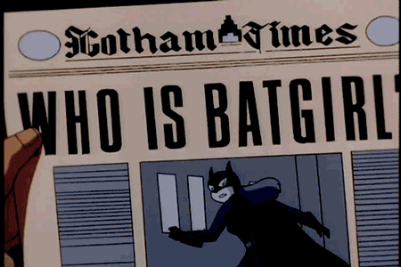 image: DC Animation Batgirl gif