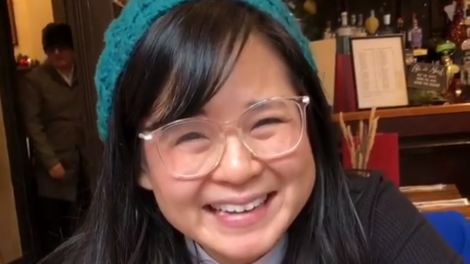 Screengrab of Kelly Marie Tran's Instagram video