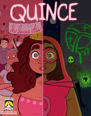 image: Fanbase Press Cover for "Quince" Trade Paperback