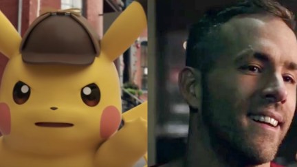 Ryan Reynolds and Detective Pikachu