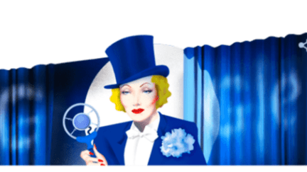 Google Doodle-Marlene Dietrich