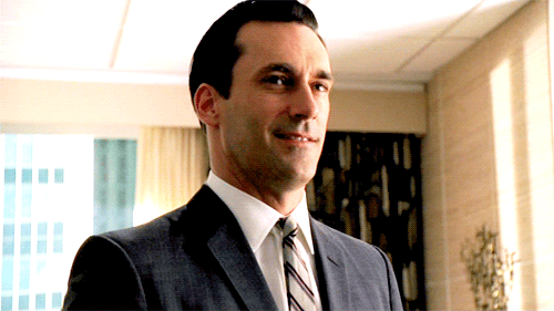 Giphy of Jon Hamm in a suit