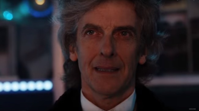 image: screencap Peter Capaldi as the 12th Doctor on Doctor Who
