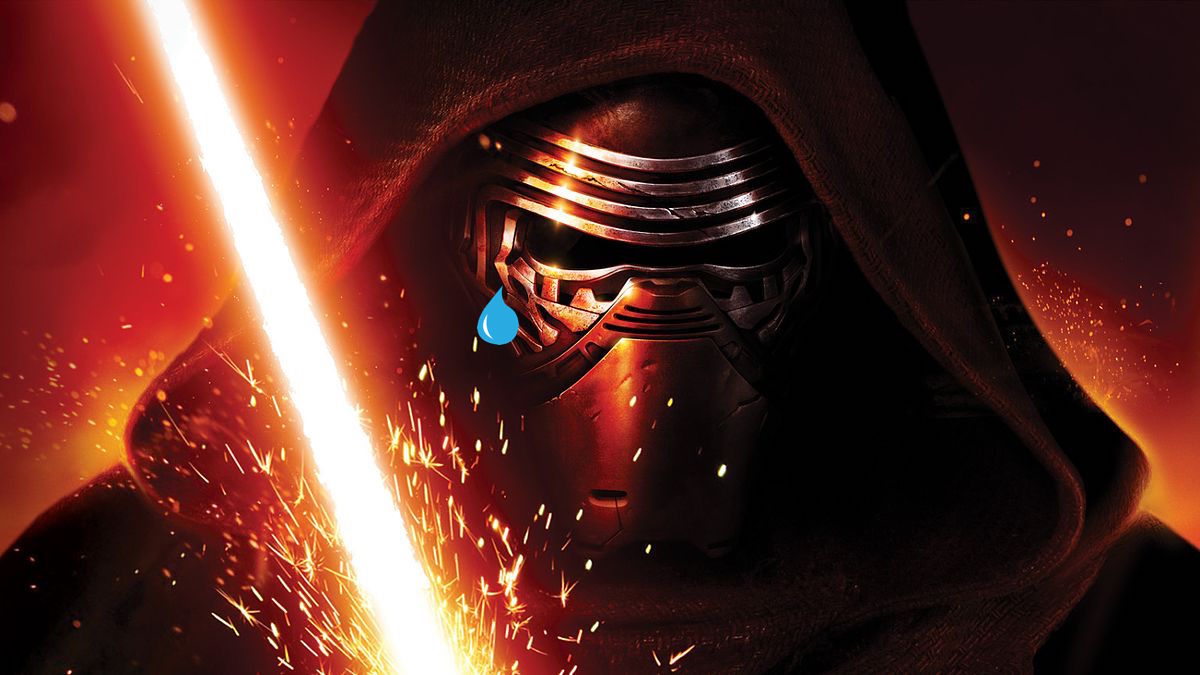 kylo ren emo the force awakens the last jedi