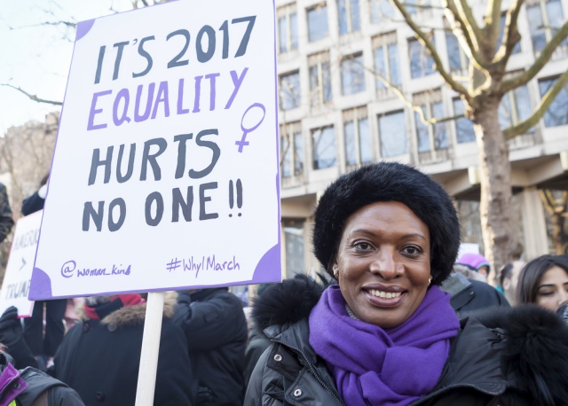 Woman Marching Equality