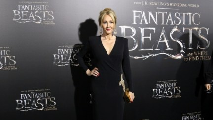 Rowling at Premiere