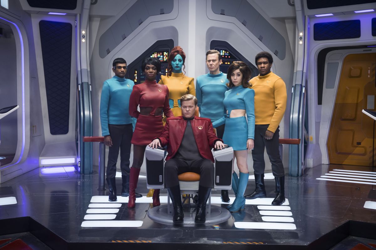 image: Netflix 'Black Mirror' "USS Callister" Michaela Coel Jesse Plemmons Jimmi Simpson Cristin Milioti