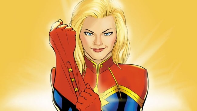 image: Marvel Captain Marvel. Art by David Lopez