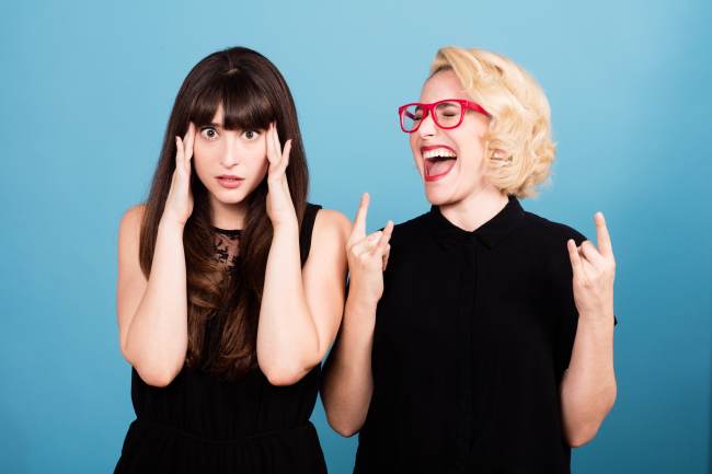 image: Robin Roemer Allison Raskin and Gaby Dunn