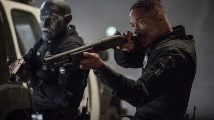 Will Smith and Joel Edgerton in a production still from 