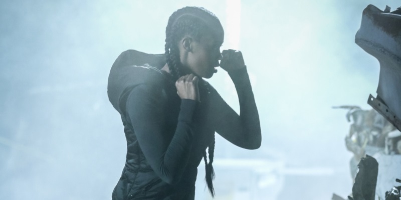 Nafessa Williams as Anissa Pierce on "Black Lightning" Image credit: Carin Baer/The CW