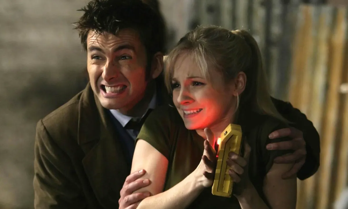 David and Georgia Tennant in Doctor Who