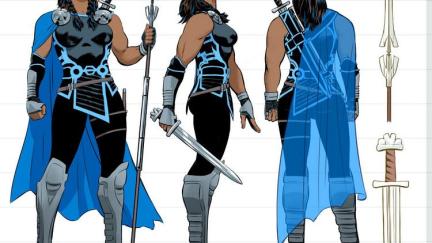 Character sketch for Valkyrie from 