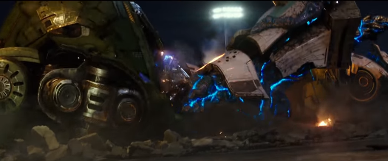 Screengrab of the new trailer for "Pacific Rim Uprising"