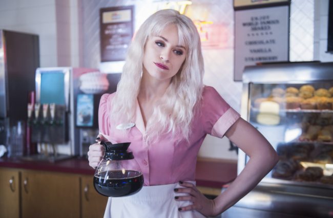 image: Diyah Pera/The CW Supergirl -- "Fort Rozz" Pictured: Brit Morgan as Leslie Willis/Livewire -- © 2018 The CW Network, LLC. All rights reserved.