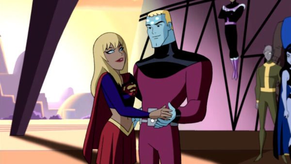 image: DC Animation Supergirl and Braniac 5