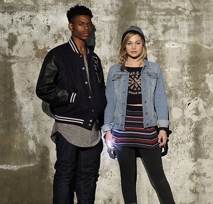 image: Freeform Aubrey Joseph and Olivia Holt as Cloak and Dagger