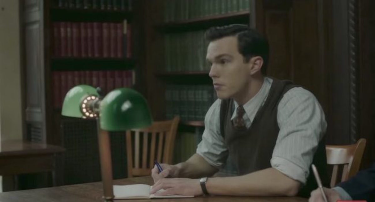 Nicholas Hoult as JRR Tolkien in Tolkien