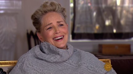 sharon stone sexual harassment laughing